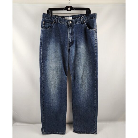A|X Armani Exchange Jeans Mens 36x32 Easy Fit J65 Blue Jeans - Picture 1 of 10